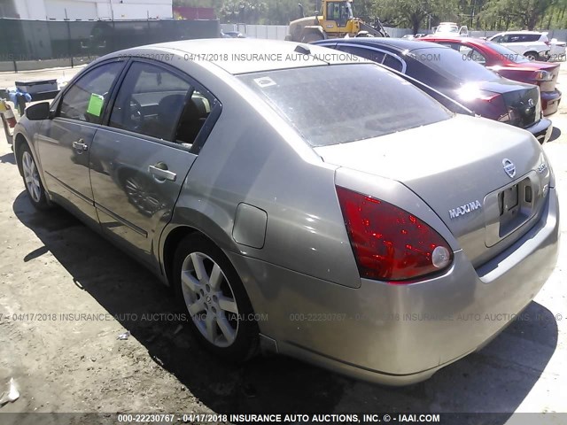 1N4BA41E54C890738 - 2004 NISSAN MAXIMA SE/SL GRAY photo 3