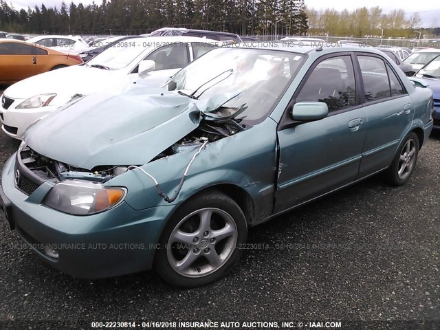 JM1BJ226710446750 - 2001 MAZDA PROTEGE LX/ES ტალღისფერი ფოტო 2