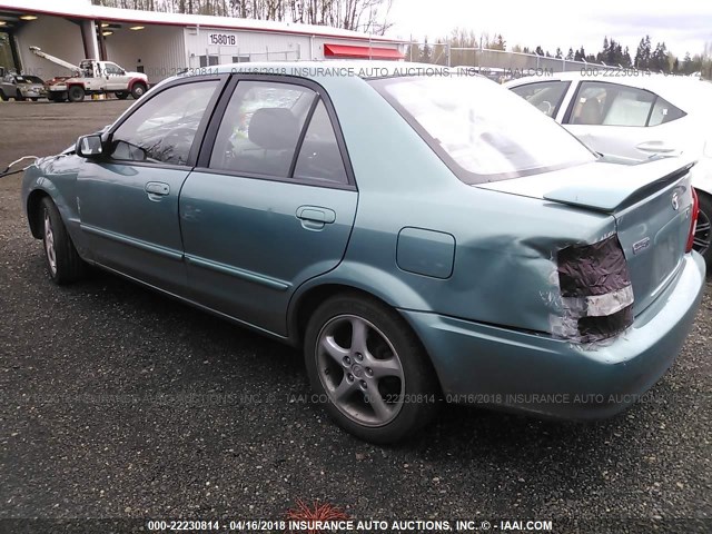 JM1BJ226710446750 - 2001 MAZDA PROTEGE LX/ES ტალღისფერი ფოტო 3