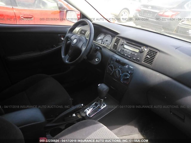 1NXBR32E16Z761478 - 2006 TOYOTA COROLLA CE/LE/S RED photo 5