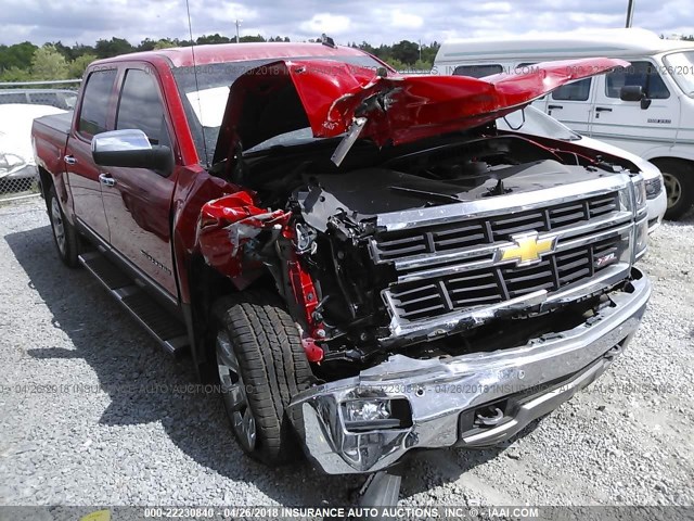 3GCUKSEC7EG556657 - 2014 CHEVROLET SILVERADO K1500 LTZ RED photo 1