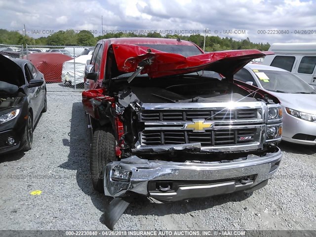 3GCUKSEC7EG556657 - 2014 CHEVROLET SILVERADO K1500 LTZ RED photo 6