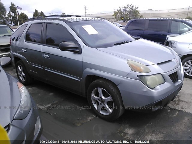 3G7DB03EX4S533523 - 2004 PONTIAC AZTEK GRAY photo 1