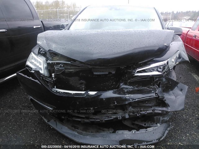 5FRYD3H6XEB005604 - 2014 ACURA MDX TECHNOLOGY BLACK photo 6