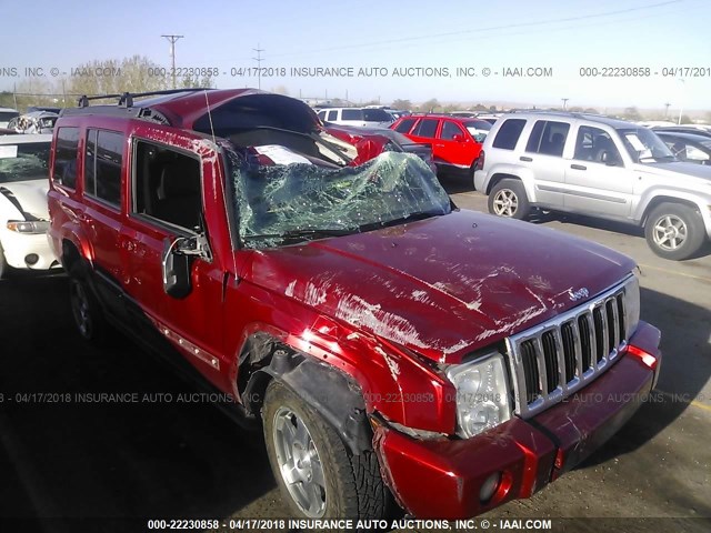 1J4RG4GT8AC113246 - 2010 JEEP COMMANDER SPORT წითელი ფოტო 6