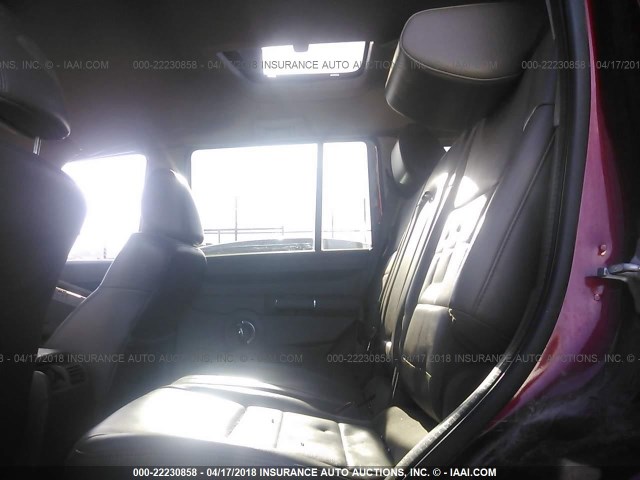 1J4RG4GT8AC113246 - 2010 JEEP COMMANDER SPORT წითელი ფოტო 8