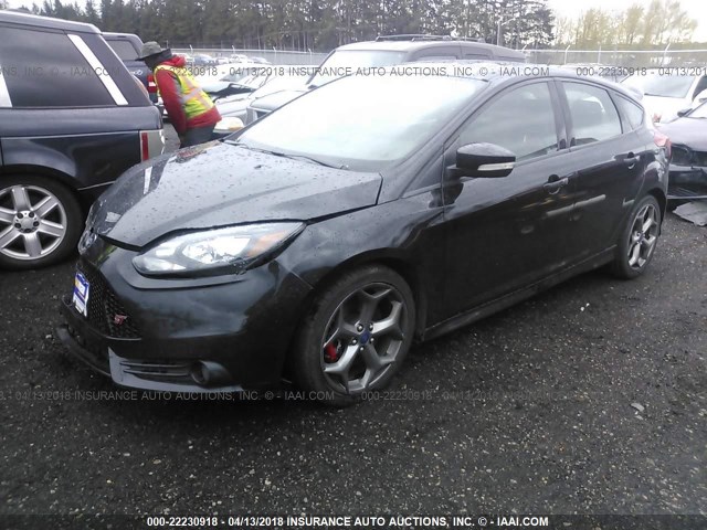 1FADP3L96EL139408 - 2014 FORD FOCUS ST BLACK photo 2