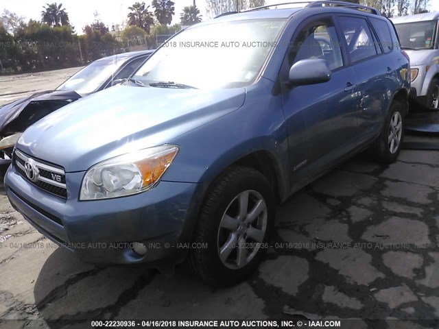 JTMZK34V885021816 - 2008 TOYOTA RAV4 LIMITED BLUE photo 2