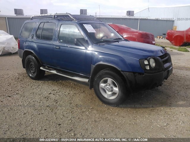 5N1ED28Y62C519857 - 2002 NISSAN XTERRA XE/SE BLUE photo 1