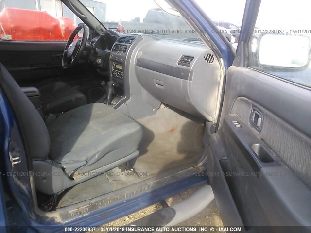 5N1ED28Y62C519857 - 2002 NISSAN XTERRA XE/SE BLUE photo 5