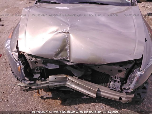 1HGCP26479A008135 - 2009 HONDA ACCORD LXP BEIGE photo 10