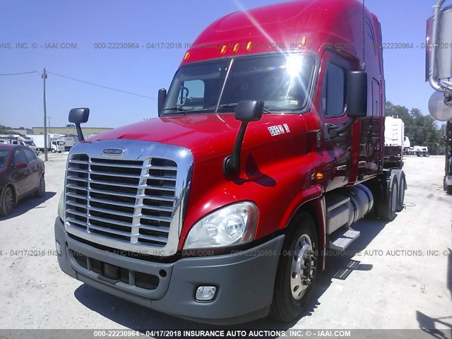 1FUJGLDR79LAJ0347 - 2009 FREIGHTLINER CASCADIA 125  RED photo 2