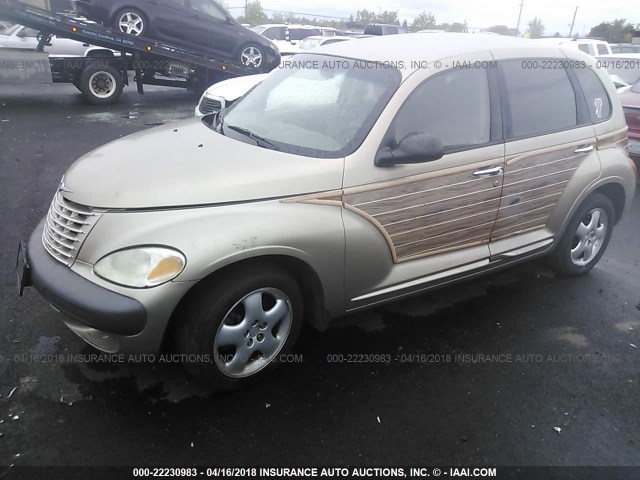 3C4FY58B52T384143 - 2002 CHRYSLER PT CRUISER TOURING GOLD photo 2