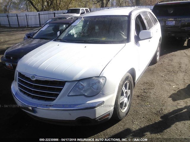 2A8GM68X77R173708 - 2007 CHRYSLER PACIFICA TOURING WHITE photo 2