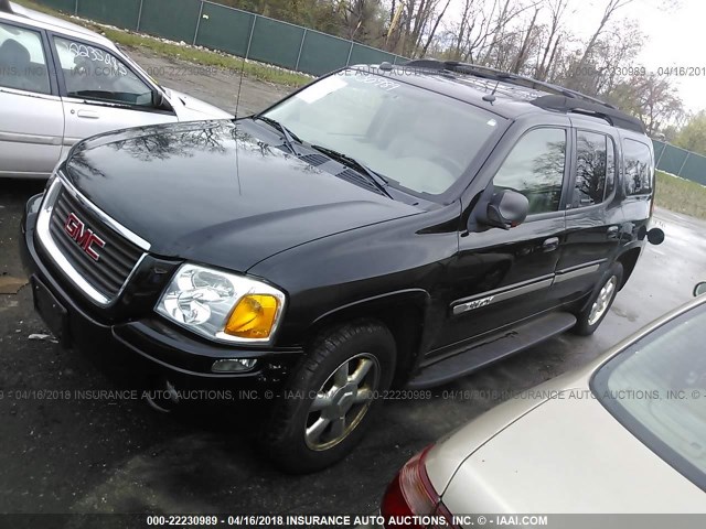 1GKET16S756195213 - 2005 GMC ENVOY XL BLACK photo 2