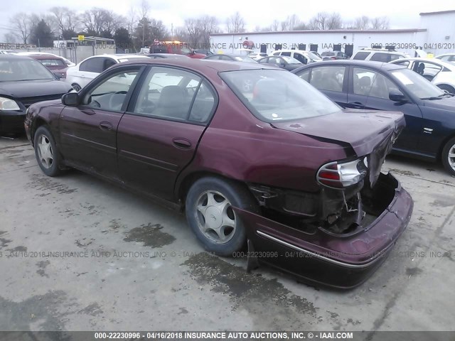 1G3NG52M5W6315428 - 1998 OLDSMOBILE CUTLASS GLS RED photo 3