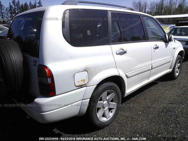 JS3TX92V214108699 - 2001 SUZUKI GRAND VITARA XL7 TOURING/XL7 LIMITED WHITE photo 4