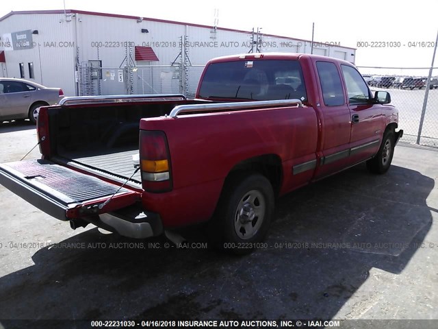 2GCEC19V211118090 - 2001 CHEVROLET SILVERADO C1500 RED photo 4