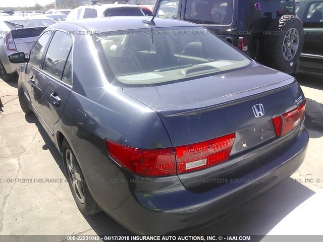 JHMCN36465C013544 - 2005 HONDA ACCORD HYBRID BLUE photo 3