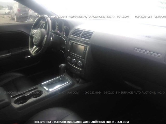 2C3CDYAG4EH233124 - 2014 DODGE CHALLENGER SXT GRAY photo 5