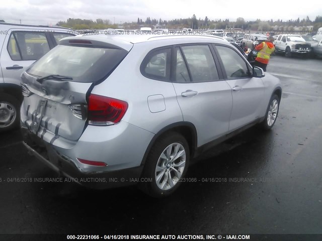 WBAVL1C5XDVR85892 - 2013 BMW X1 XDRIVE28I ვერცხლისფერი ფოტო 4