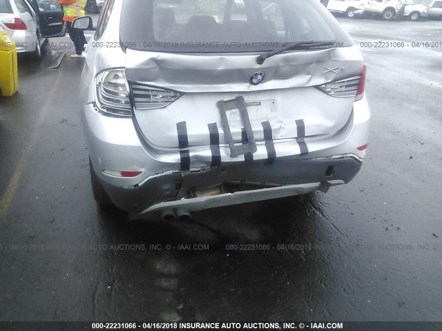 WBAVL1C5XDVR85892 - 2013 BMW X1 XDRIVE28I ვერცხლისფერი ფოტო 6