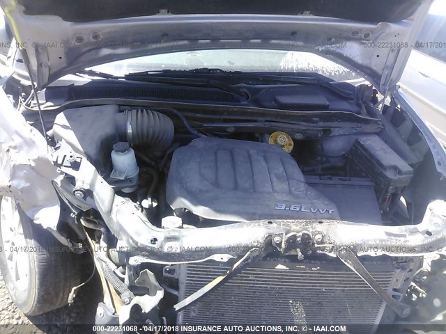 2C4RC1BG6FR726006 - 2015 CHRYSLER TOWN & COUNTRY TOURING GRAY photo 10