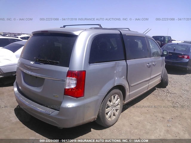 2C4RC1BG6FR726006 - 2015 CHRYSLER TOWN & COUNTRY TOURING GRAY photo 4