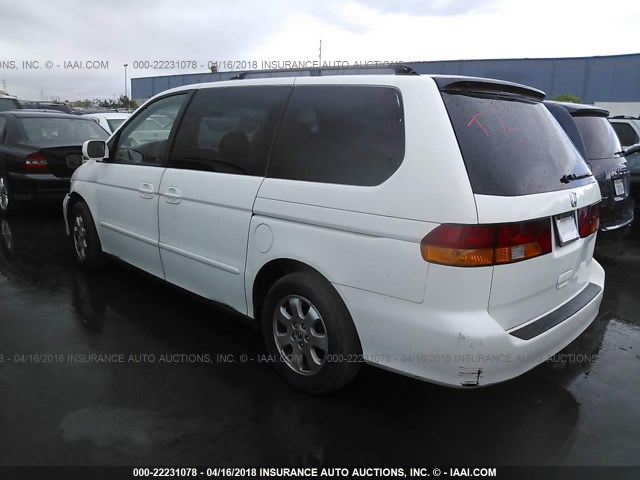 5FNRL18023B055810 - 2003 HONDA ODYSSEY EXL თეთრი ფოტო 3