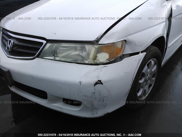 5FNRL18023B055810 - 2003 HONDA ODYSSEY EXL WHITE photo 6