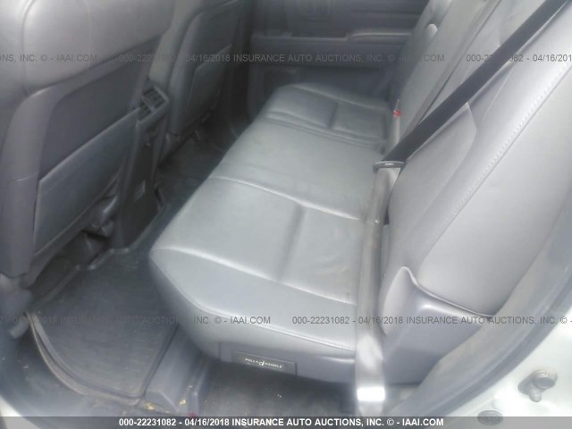 2HJYK16527H517498 - 2007 HONDA RIDGELINE RTL SILVER photo 8