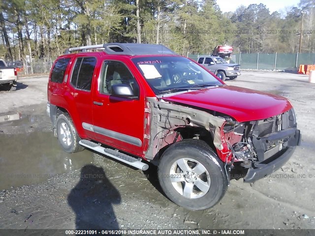 5N1AN08U89C502713 - 2009 NISSAN XTERRA OFF ROAD/S/SE RED photo 1