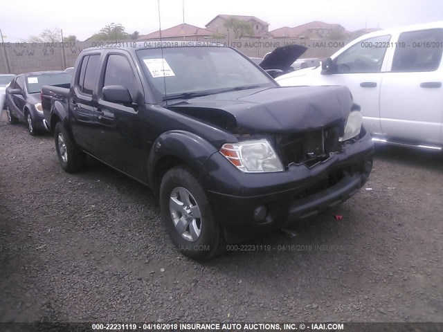 1N6AD0ER4CC417444 - 2012 NISSAN FRONTIER S/SV/SL/PRO-4X GRAY photo 1