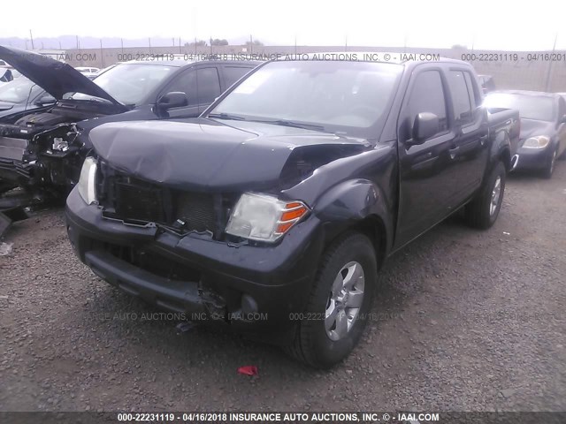 1N6AD0ER4CC417444 - 2012 NISSAN FRONTIER S/SV/SL/PRO-4X GRAY photo 2