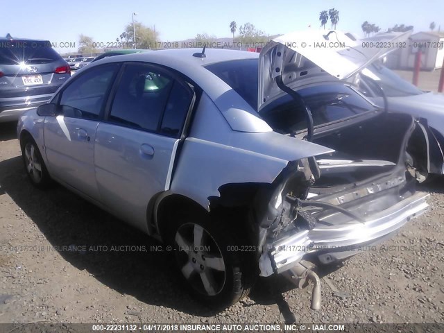 1G8AL55F36Z120329 - 2006 SATURN ION LEVEL 3 SILVER photo 3