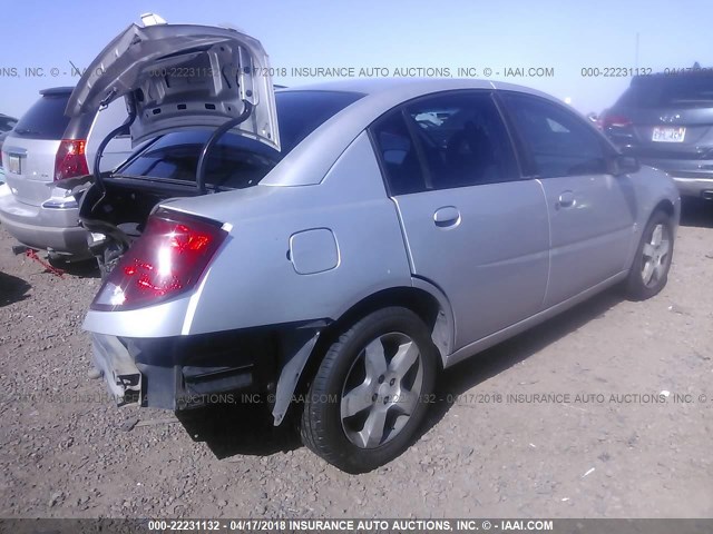 1G8AL55F36Z120329 - 2006 SATURN ION LEVEL 3 SILVER photo 4