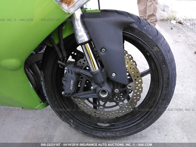 JKAZX4P1X7A006122 - 2007 KAWASAKI ZX600 P GREEN photo 5