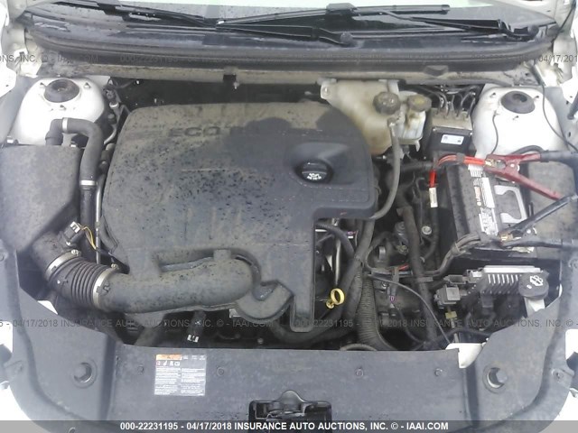 1G1ZC5E05CF126224 - 2012 CHEVROLET MALIBU 1LT 白色 照片 10