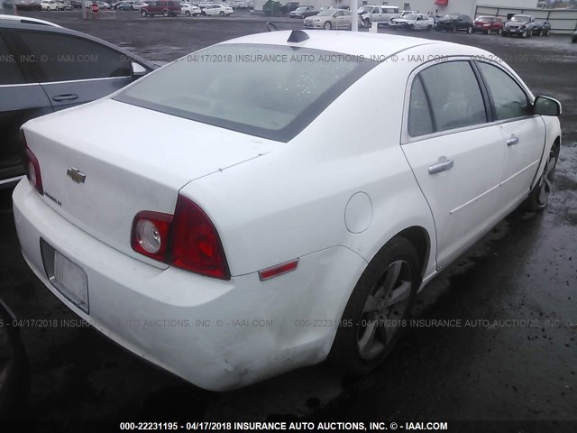 1G1ZC5E05CF126224 - 2012 CHEVROLET MALIBU 1LT 白色 照片 4