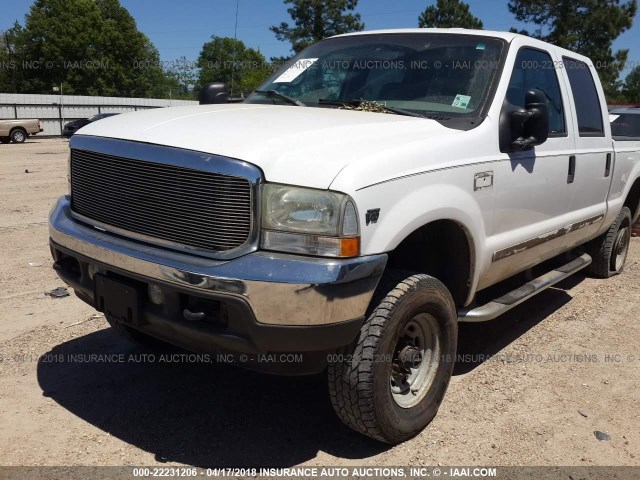 1FTSW31S32EC47849 - 2002 FORD F350 SRW SUPER DUTY WHITE photo 2