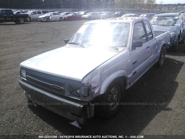 JM2UF3136K0736899 - 1989 MAZDA B2200 CAB PLUS SILVER photo 2