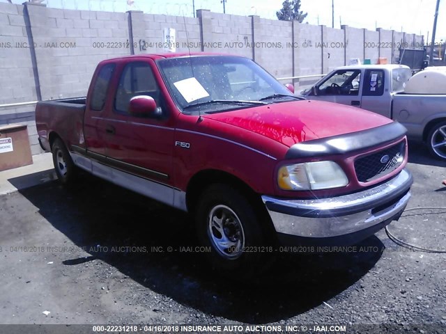 1FTDX1761VKA01294 - 1997 FORD F150 RED photo 1