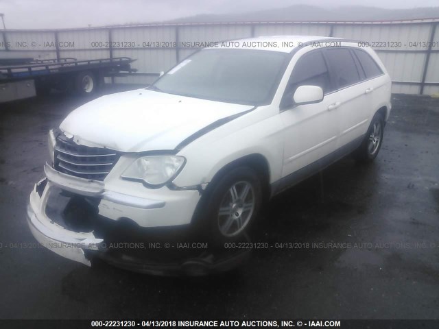 2A8GF68X77R255531 - 2007 CHRYSLER PACIFICA TOURING WHITE photo 2