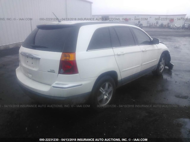 2A8GF68X77R255531 - 2007 CHRYSLER PACIFICA TOURING WHITE photo 4