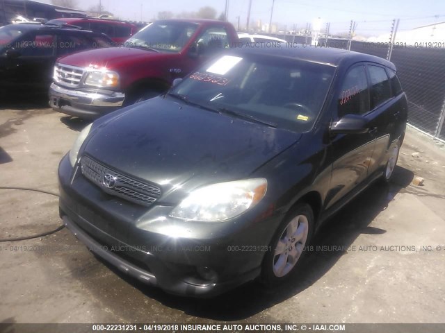 2T1KR32EX5C471966 - 2005 TOYOTA COROLLA MATRIX XR BLACK photo 2