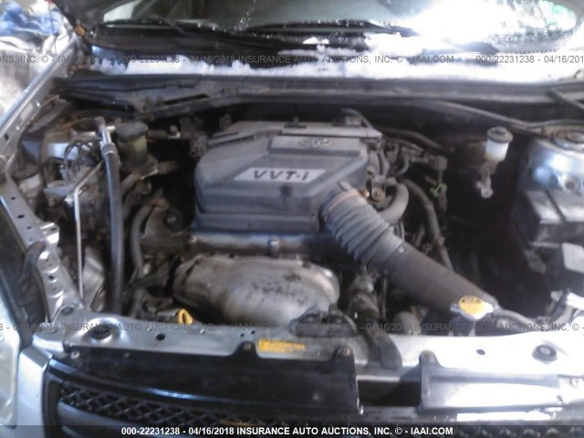 JTEHD20V240011811 - 2004 TOYOTA RAV4 SILVER photo 10