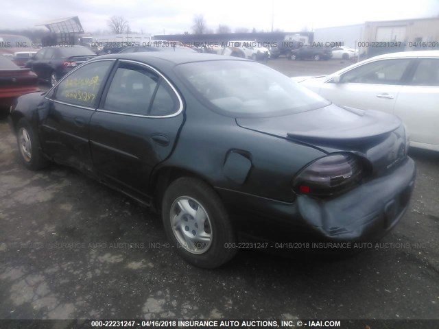 1G2WJ52J0YF102874 - 2000 PONTIAC GRAND PRIX SE GREEN photo 3