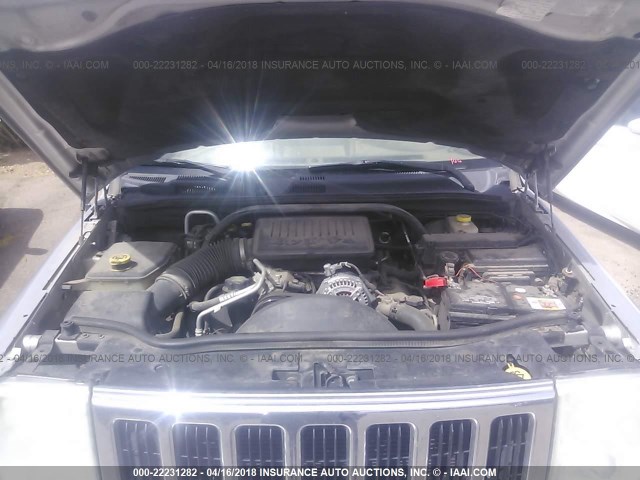 1J8HG48P37C527927 - 2007 JEEP COMMANDER Gümüş foto 10