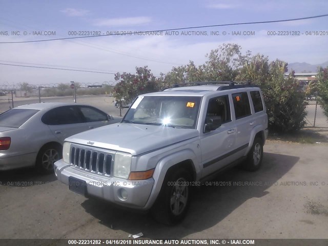 1J8HG48P37C527927 - 2007 JEEP COMMANDER Gümüş foto 2