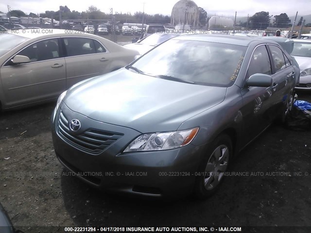 4T1BE46KX8U747180 - 2008 TOYOTA CAMRY CE/LE/XLE/SE GREEN photo 2
